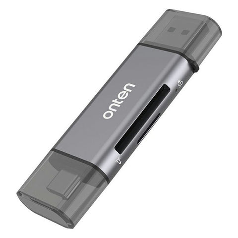 ONTEN CR531A Multifunctional Type-C / USB3.0 SD TF Card Reader OTG Phone Memory Card Reader