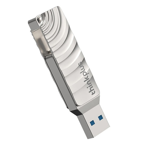 LENOVO THINKPLUS MU232 256GB for iPhone 15 Series USB+Type-C Flash Drive Thumb Drive Photo Data Storage Stick for MacBook Phones Tablets