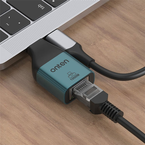 ONTEN UC101 Type-C to Gigabit Ethernet Adapter 1000Mbps External Network Card