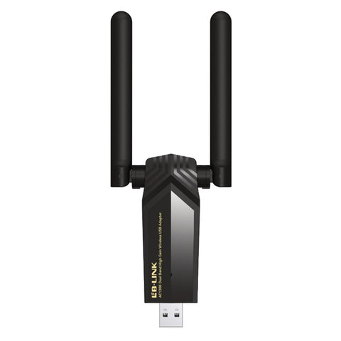 LB-LINK WDN1300H Dual Antenna WiFi Receiver Dual Band 1300M USB Wireless Network Card