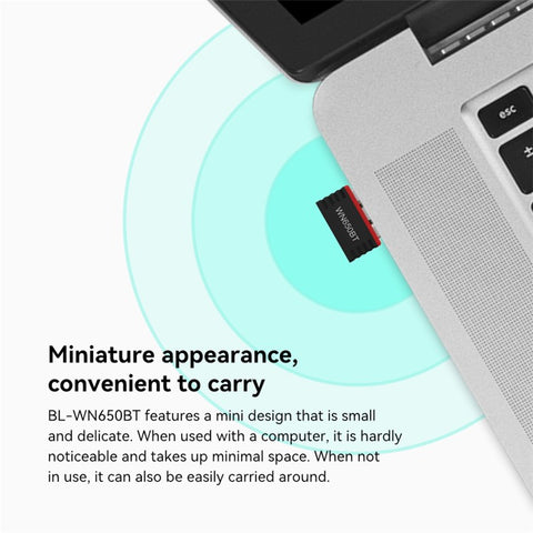 LB-LINK BL-WN650BT Bluetooth-compatible WiFi 2-in-1 Network Card 650M Dual Band Wireless Adapter