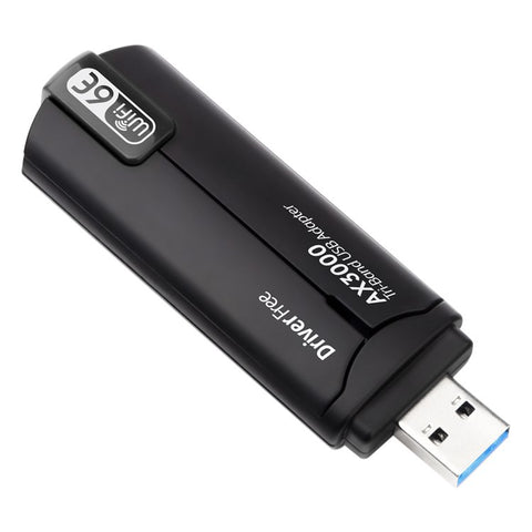 WD-AX3000 WiFi Receiver USB 3.0 WiFi6 Driver Free Wireless Network Card for Desktop PC / Laptop