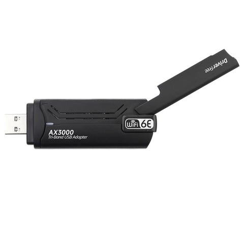 WD-AX3000 WiFi Receiver USB 3.0 WiFi6 Driver Free Wireless Network Card for Desktop PC / Laptop
