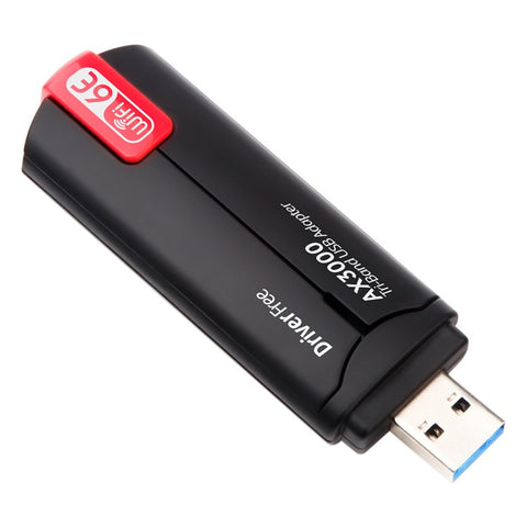 WD-AX3000 WiFi Receiver USB 3.0 WiFi6 Driver Free Wireless Network Card for Desktop PC / Laptop