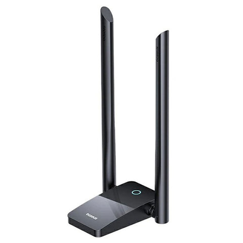 BASEUS Fastjoy 2.4G / 5.8G Dual Band 1800Mbps WiFi Adapter with External Antenna