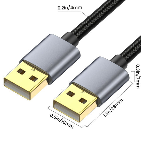 10m 480Mbps USB 2.0 Type A Male to Male Cable Extension Cord for Digital Camera Printer Scanner