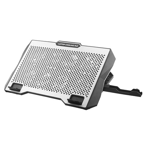 S608 RGB Light Laptop Cooler 8 Fans Adjustable Height Notebook Cooling Pad with Phone Holder