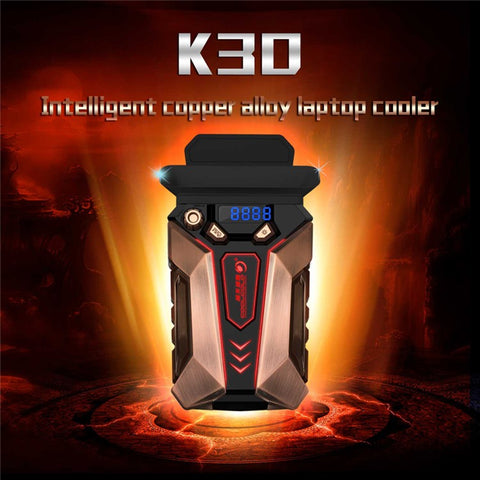 COOLCOLD Ice Magic 7 Laptop Cooler 5V LED Fan Laptop Stand Notebook Holder Desk Computer Cooling Fan