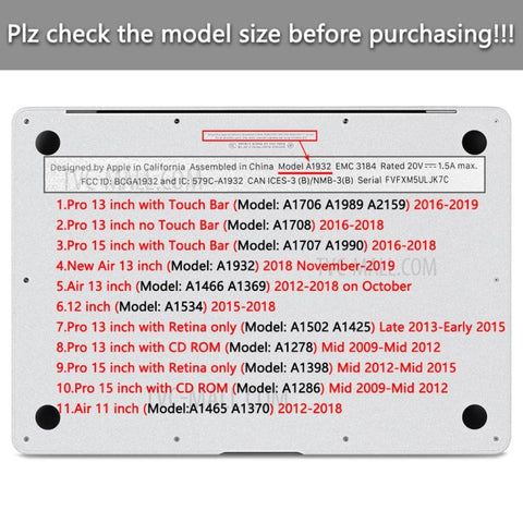 WIWU Soft Silicone Keyboard Protector Film Replacement (US Version) for Apple MacBook Air 13 inch (2018)