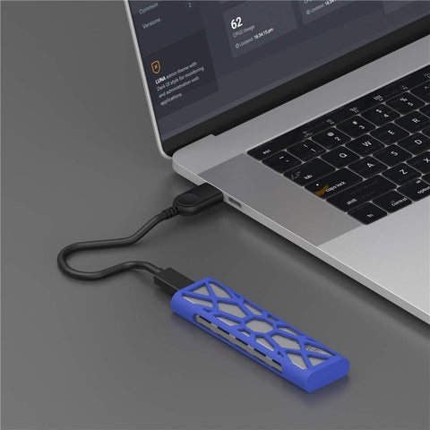 WAVLINK ST338C For NVMe PCIE UASP M Key NGFF SATA USB-C M2 SSD Enclosure M.2 to USB 3.1 Gen 2 NVMe SSD Enclosure Adapter
