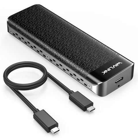 WAVLINK UTE02 40Gbps SSD Case Metal NVME M.2 Hard Drive Enclosure Computer External Hard Disk Case