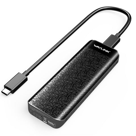 WAVLINK UTE02 40Gbps SSD Case Metal NVME M.2 Hard Drive Enclosure Computer External Hard Disk Case