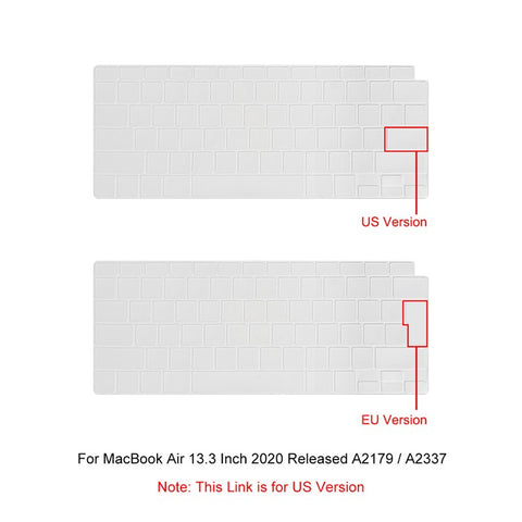 ENKAY HAT PRINCE Ultra-thin TPU Dust-proof Keyboard Protective Cover [US Version] for MacBook Air 13.3-inch (A2179/A2337)