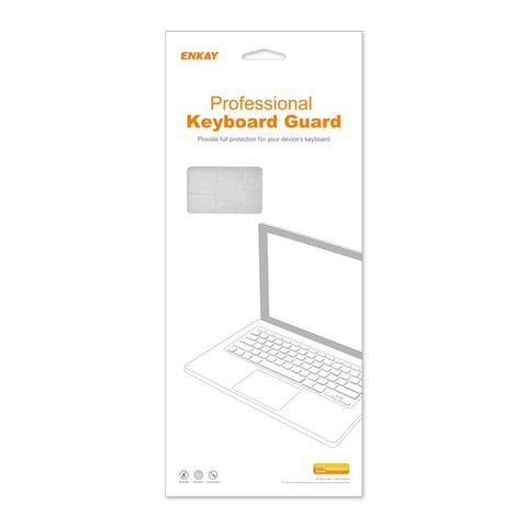 ENKAY HAT PRINCE TPU Keyboard Film (EU Version) for MacBook Pro 14 inch (A2442) / 16 inch (A2485) / Air 15 inch (2025) / (2024) / (2023) A2941 / 13 inch (2025)