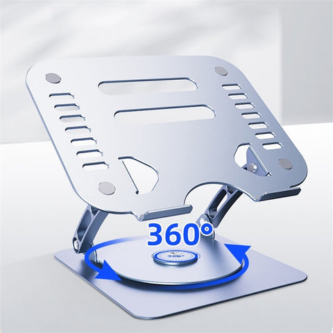 R-JUST HZ08-1 360 Degree Rotating Height Adjustable Laptop Bracket Folding Notebook Stand