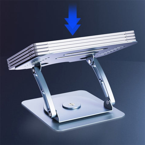 R-JUST HZ08-1 360 Degree Rotating Height Adjustable Laptop Bracket Folding Notebook Stand