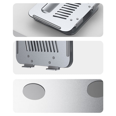 YESIDO LP05 Folding Portable Desktop Laptop Holder Multi-Angle Adjustable Aluminum Alloy Notebook Stand