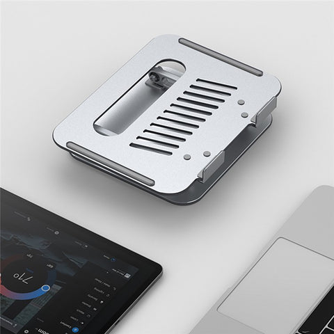 YESIDO LP05 Folding Portable Desktop Laptop Holder Multi-Angle Adjustable Aluminum Alloy Notebook Stand
