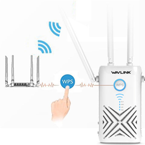 WAVLINK WN579X3 AC1200 Wireless Router 2.4G / 5G Dual Band WiFi Repeater with 4x 5dBi Antennas