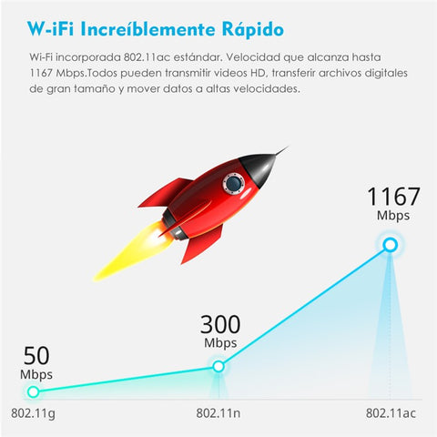 WAVLINK WN579X3 AC1200 Wireless Router 2.4G / 5G Dual Band WiFi Repeater with 4x 5dBi Antennas