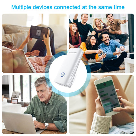 WAVLINK WN583A6 2100M Gigabit WiFi Router 2.4GHz / 5GHz Dual Band Wireless Network Repeater