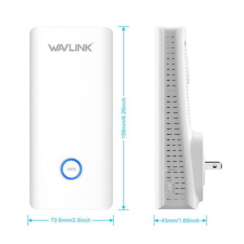 WAVLINK WN583A6 2100M Gigabit WiFi Router 2.4GHz / 5GHz Dual Band Wireless Network Repeater