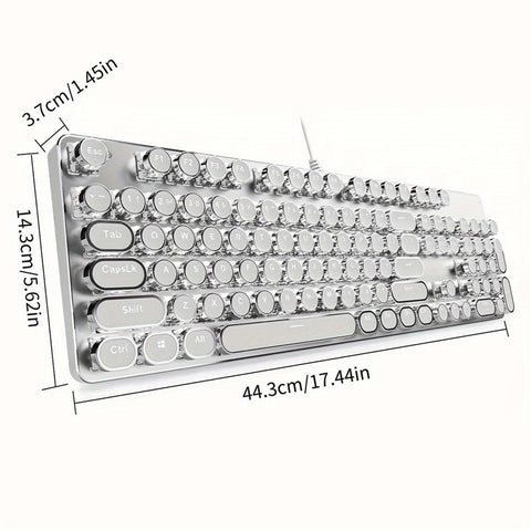 EWEADN TK950 Bluetooth-compatible / Wired / 2.4G Wireless Rechargeable Keyboard Computer Mechanical Keyboard