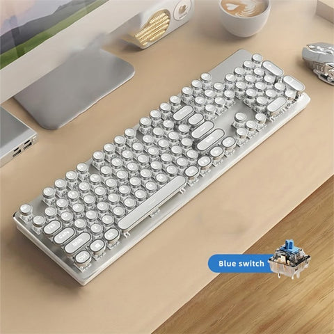 EWEADN TK950 Bluetooth-compatible / Wired / 2.4G Wireless Rechargeable Keyboard Computer Mechanical Keyboard