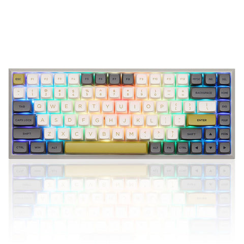 MOTOSPEED SK84 3-Mode Mechanical Keyboard (Wired / Wireless / BT 5.0) Gaming Keyboard with RGB Backlight for Laptops, Computers