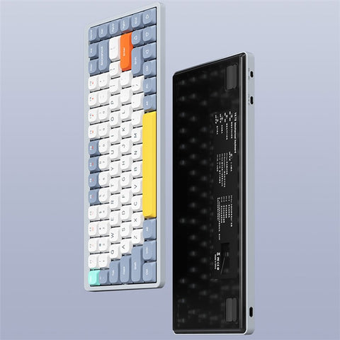 YK75 Rechargeable Bluetooth-compatible / Wired / 2.4G Wireless Keyboard Backlit Computer Mechanical Keyboard