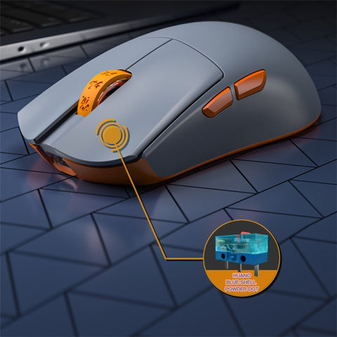 DARMOSHARK M3S Pro Tri-Mode 2.4G / USB-C / Bluetooth-compatible Mouse Wireless Gaming Mouse Up to 26000DPI 650IPS for Laptop PC