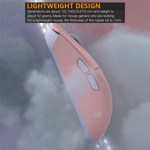 DARMOSHARK M3S Pro Tri-Mode 2.4G / USB-C / Bluetooth-compatible Mouse Wireless Gaming Mouse Up to 26000DPI 650IPS for Laptop PC