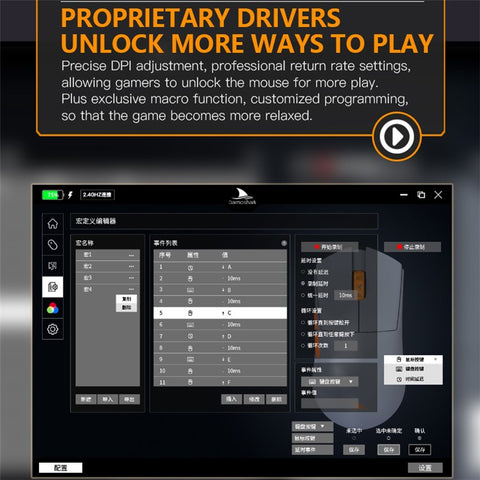 DARMOSHARK M3S Pro Tri-Mode 2.4G / USB-C / Bluetooth-compatible Mouse Wireless Gaming Mouse Up to 26000DPI 650IPS for Laptop PC