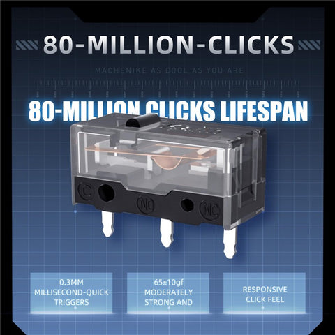 MACHENIKE L8 Pro Wired / Bluetooth-compatible / 2.4G Wireless Mouse RGB Light Computer Laptop Mice with Charging Base