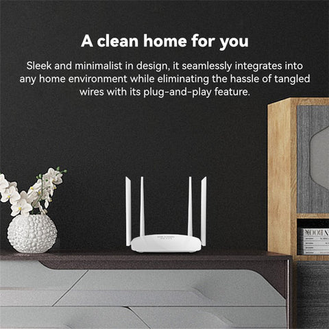 LB-LINK BL-CPE450H 4G WiFi Router High Speed Single Card Wireless Repeater with 4 High Gain Antennas