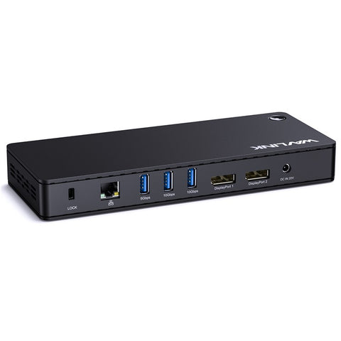 WAVLINK UTD22 USB4 Docking Station Dual Monitor USB-C Hub Support 96W Laptop Charging