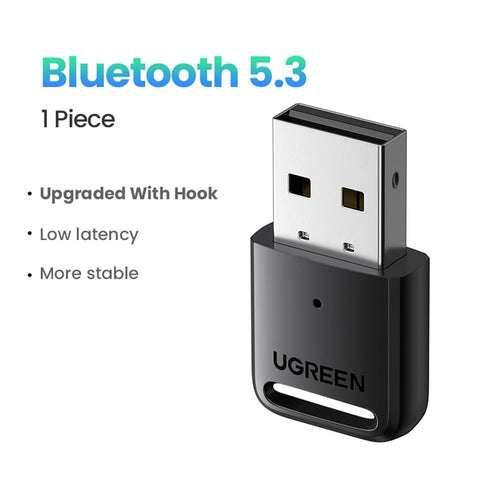 UGREEN USB Bluetooth-compatible 5.3 Dongle Adapter for PC Speakers Wireless Mouse Keyboard Audio Receiver Transmitter