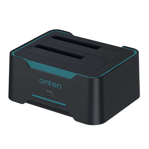 ONTEN UHD6 USB 3.0 to SATA I / II / III Dual Bay External Hard Drive Docking Station for 2.5 / 3.5in HDD, SSD