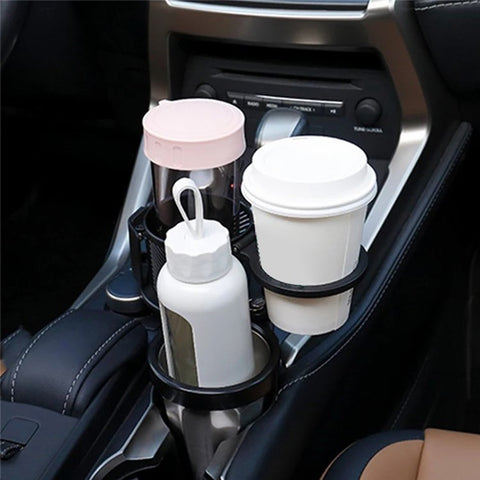 360° Rotation Vehicle Cup Holder Heat Preservation 3 in 1 Foldable Cell Phone Mount