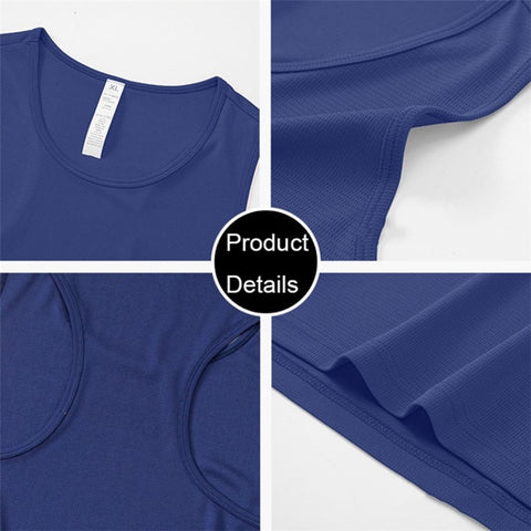 Summer Men Sports Casual Polyester Vest Breathable Quick-drying Running Basketball Tank Top