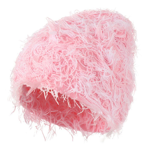 Double-layer Warm Knitted Hat Autumn Winter Ear Protection Unisex Woolen Yarn Beanie Cap