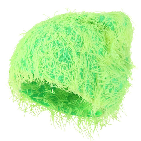 Double-Layer Warm Knitted Hat Autumn Winter Ear Head Protection Unisex Woolen Yarn Beanie Cap