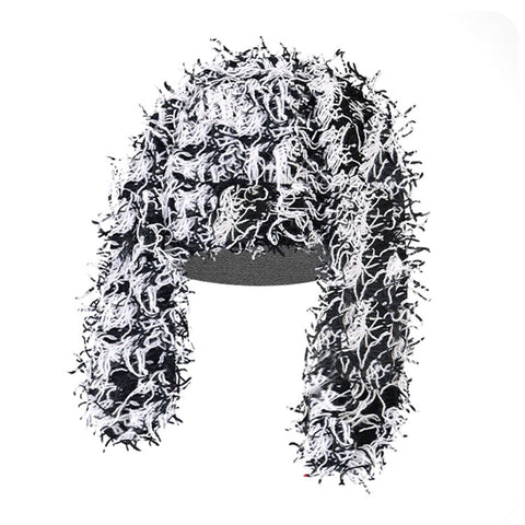 Winter Rabbit Ear Warm Knitted Ear Protection Hat Windproof Outdoor Cycling Cap
