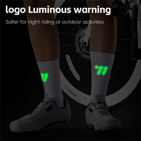 WEST BIKING YP0216057 1 Pair Sports Running Cycling Socks Reflective Breathable Socks