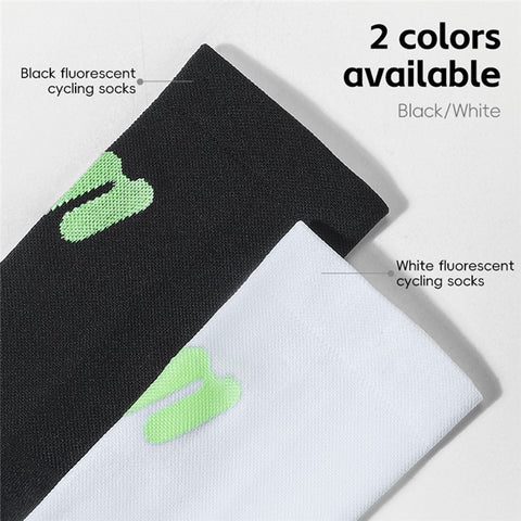 WEST BIKING YP0216057 1 Pair Sports Running Cycling Socks Reflective Breathable Socks