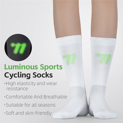 WEST BIKING YP0216057 1 Pair Sports Running Cycling Socks Reflective Breathable Socks