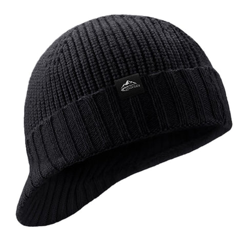 GOLOVEJOY DMZ94 Women Winter Short Brim Warm Cap Windproof Knitted Duckbill Hat