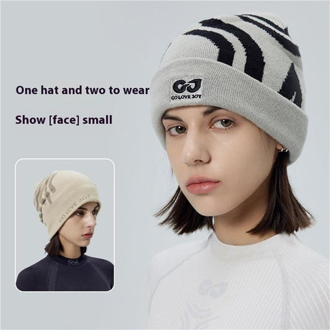 GOLOVEJOY DMZ113 Autumn Winter Ski Hat Ear Protection Beanie Cap for Skiing Cycling Hiking