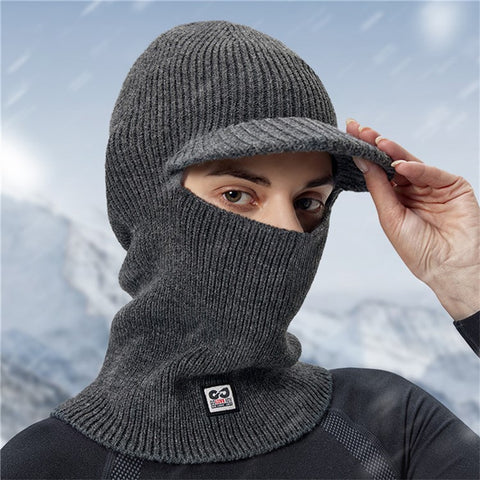 GOLOVEJOY DMZ111 Winter Outdoor Cycling Sunscreen Balaclava Cap Helmet Liner Neck Warmer Ski Hat