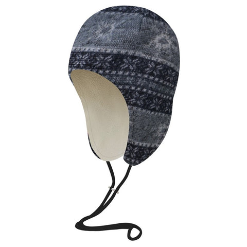 Imitation Cashmere Winter Trapper Hat with Adjustable Buckle Windproof Ear Flap Cap for Outdoor Cycling